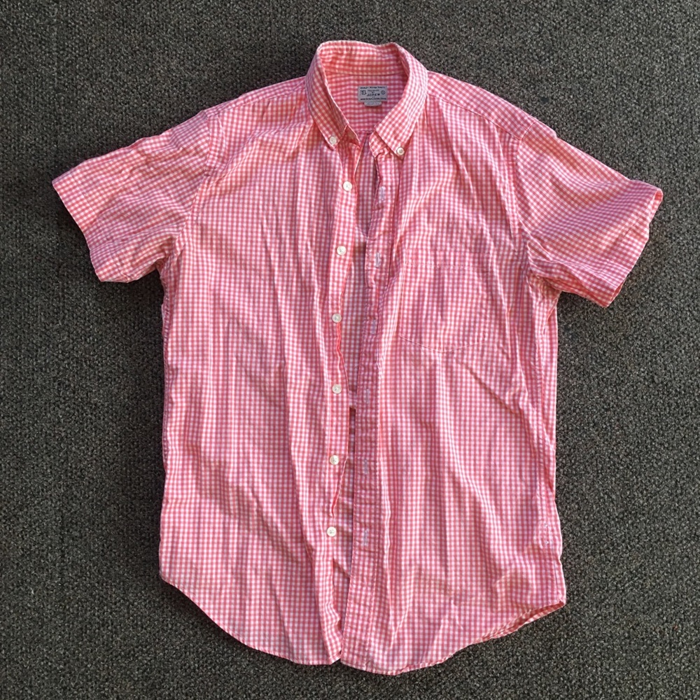 J Crew Factory short sleeve button down